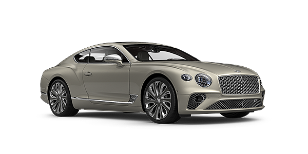 Bentley Essex (Chelmsford) Bentley GT Mulliner coupe in White Sand paint front 34